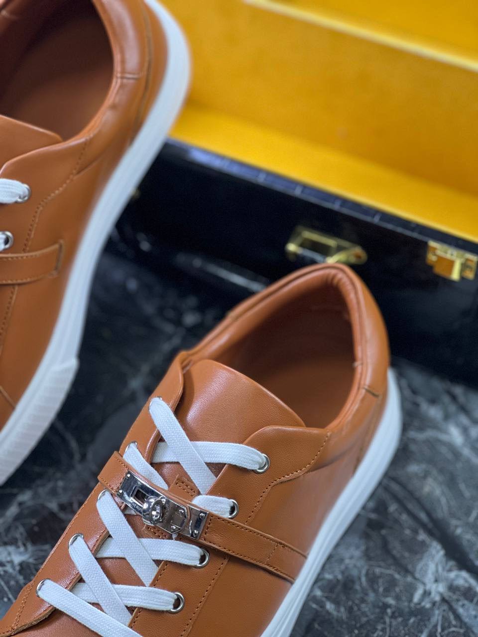 Hermes мужские кеды BP-35373 Hermes мужские кеды BP-35373