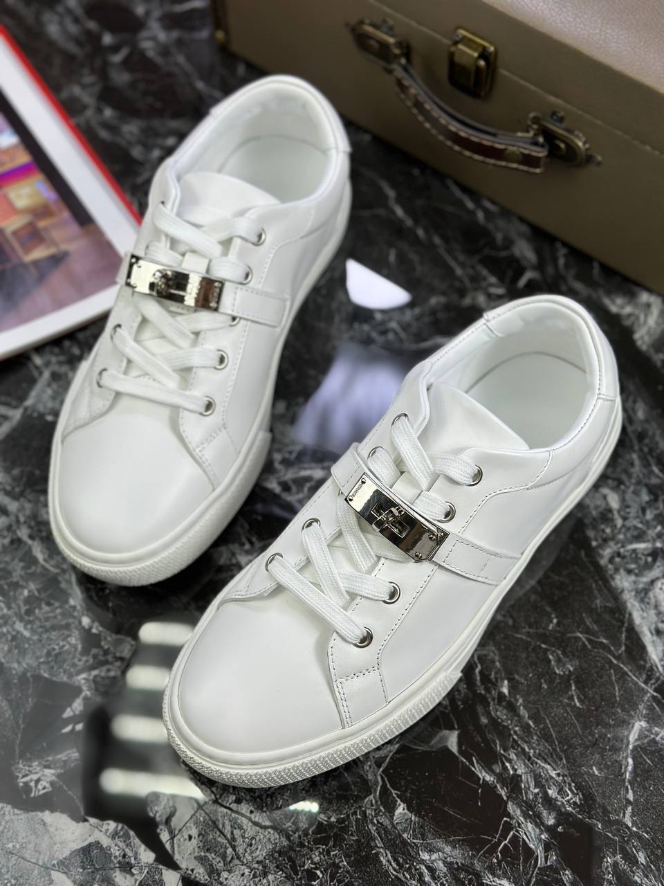 Кеды Hermes мужские BP-29857 Кеды Hermes мужские BP-29857