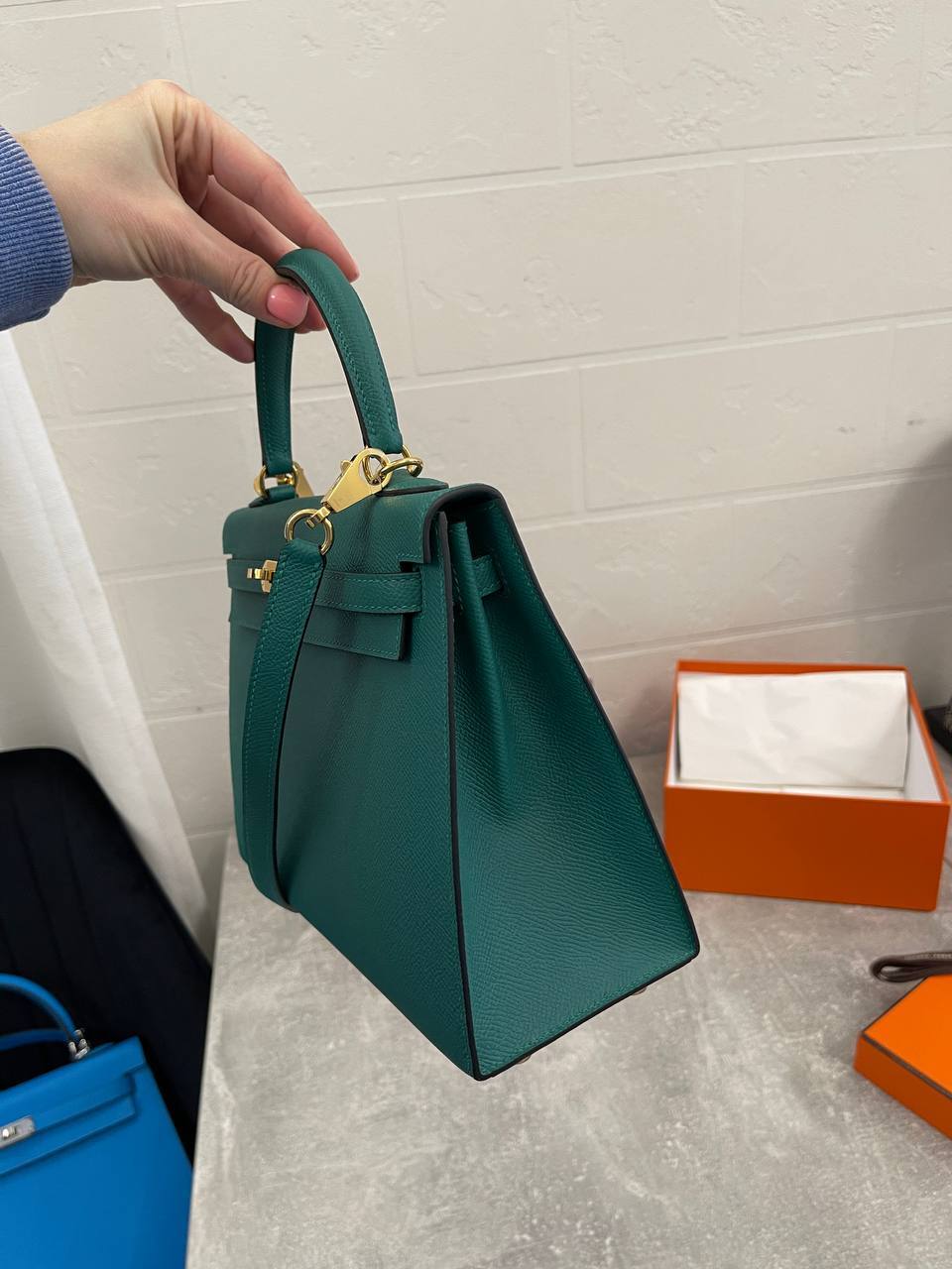 Женская сумка элитная Kelly 25 cm Epsom Hermes BP-48280 Женская сумка элитная Kelly 25 cm Epsom Hermes BP-48280