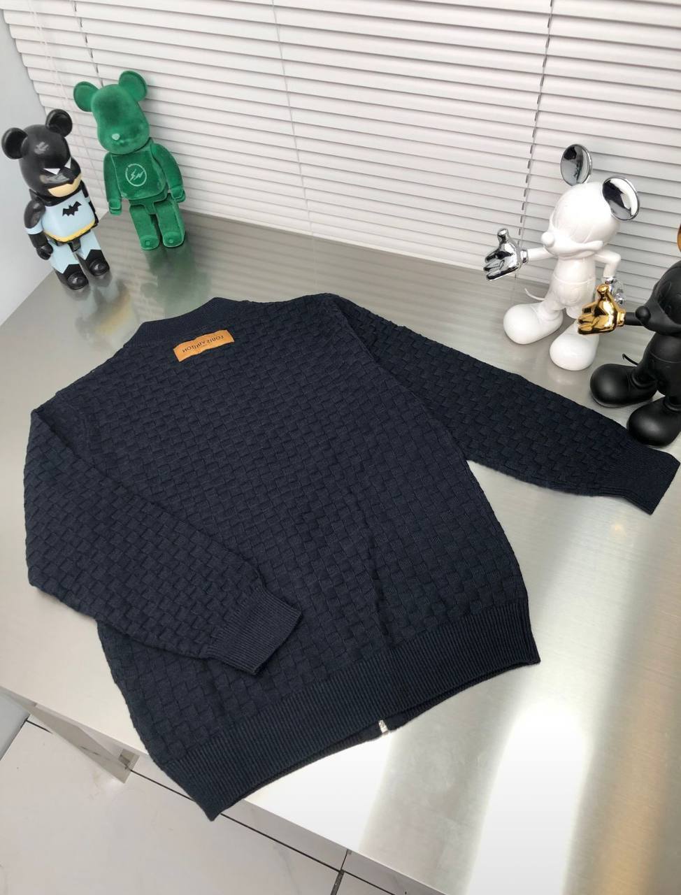 Louis Vuitton кардиган BP-23111 с узором DAMIER Louis Vuitton кардиган BP-23111 с узором DAMIER