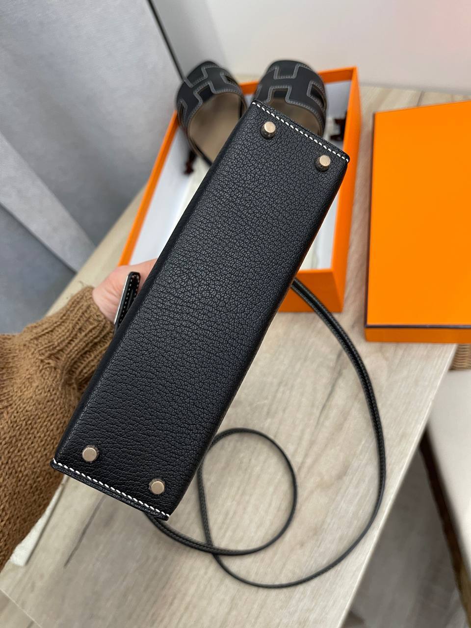Kelly mini женская сумка Chevre PHW коллекционная Hermes BP-47727 Kelly mini женская сумка Chevre PHW коллекционная Hermes BP-47727