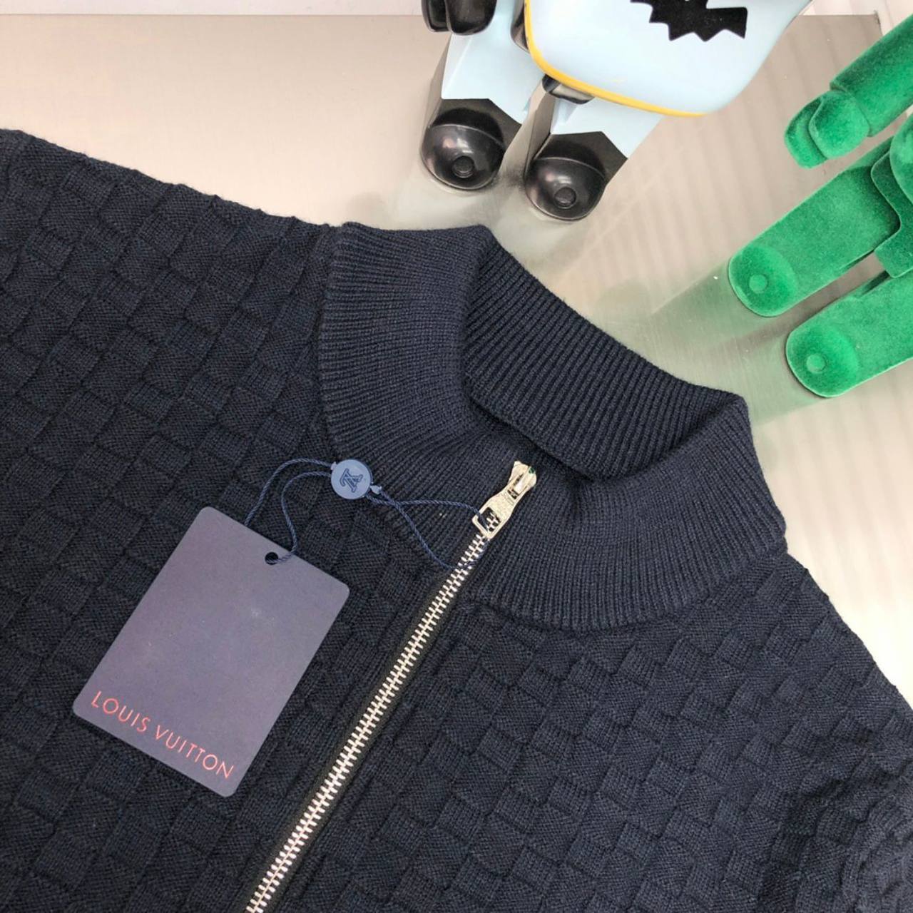 Louis Vuitton кардиган BP-23111 с узором DAMIER Louis Vuitton кардиган BP-23111 с узором DAMIER