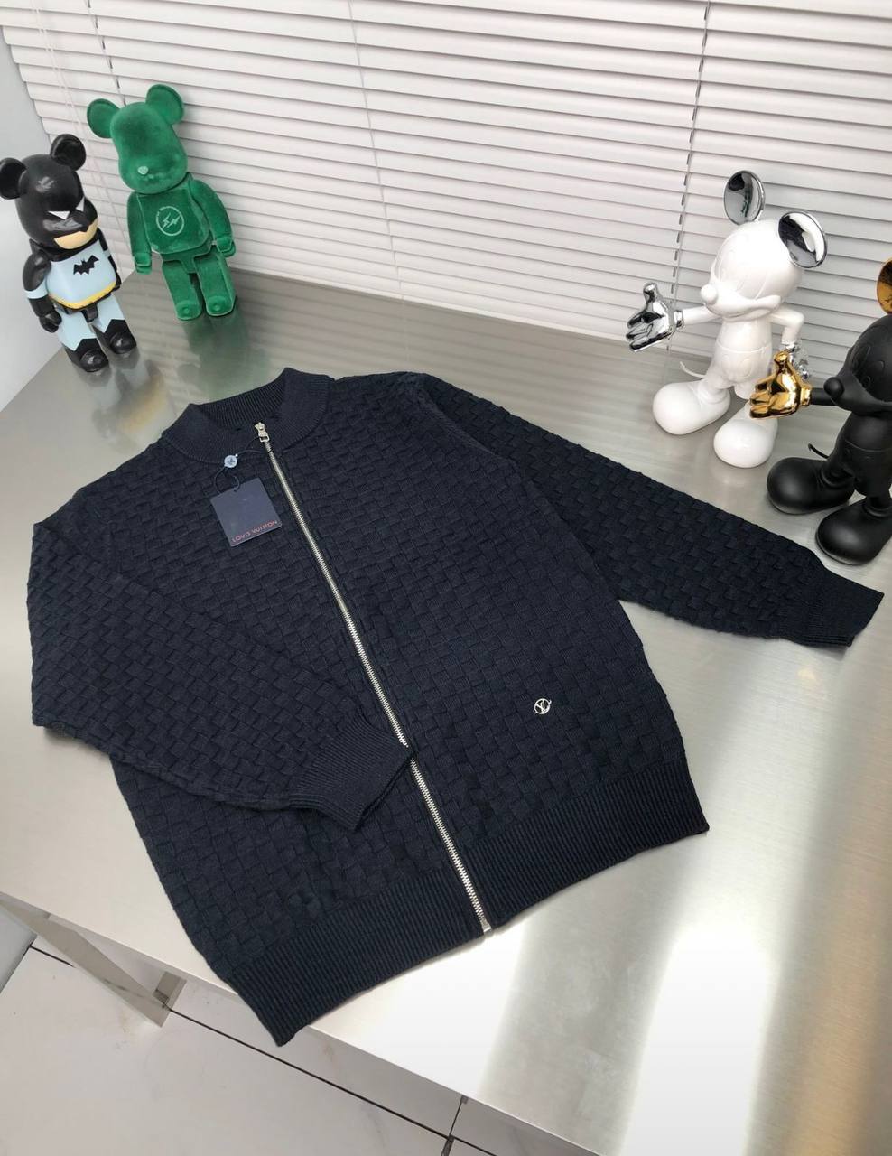 Louis Vuitton кардиган BP-23111 с узором DAMIER Louis Vuitton кардиган BP-23111 с узором DAMIER