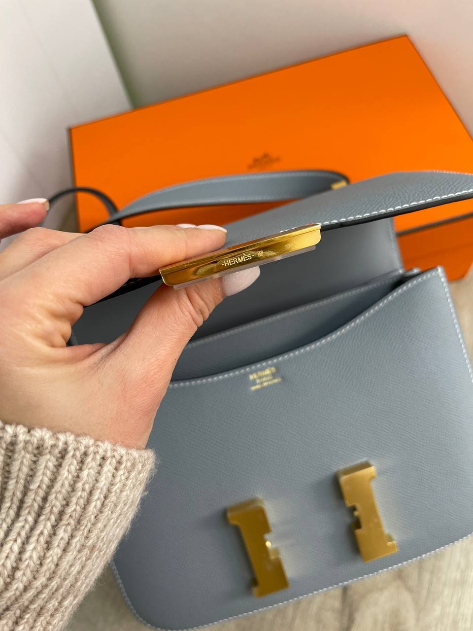 Сумка элитная Conctance Epsom 23 см коллекционная Hermes BP-25970 Сумка элитная Conctance Epsom 23 см коллекционная Hermes BP-25970