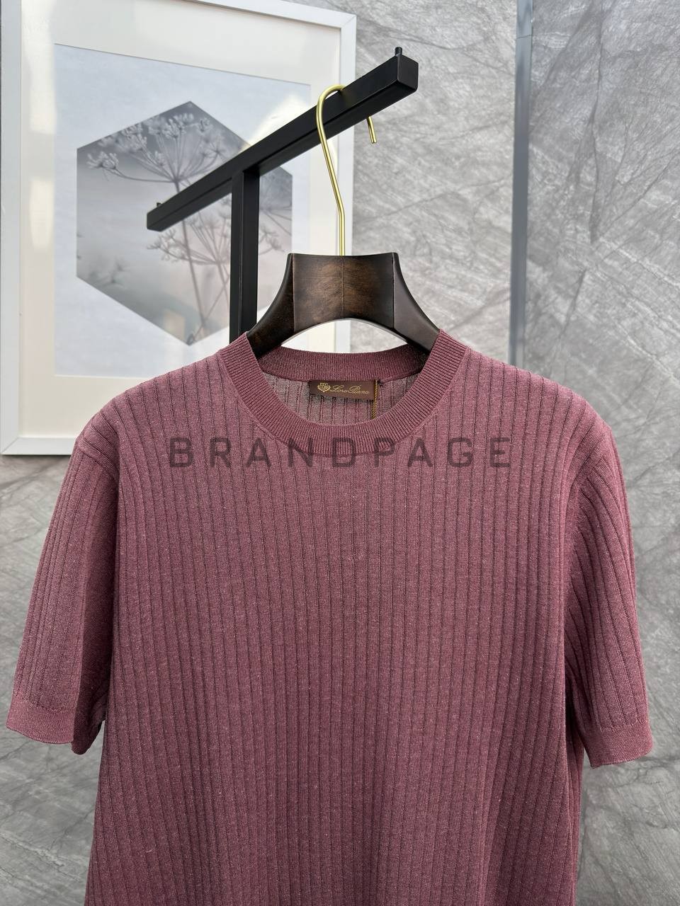 Футболка из льна и тенселя Loro Piana BPLUX13008