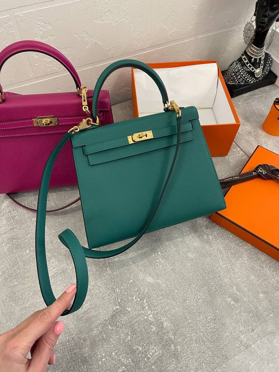 Женская сумка элитная Kelly 25 cm Epsom Hermes BP-48280 Женская сумка элитная Kelly 25 cm Epsom Hermes BP-48280