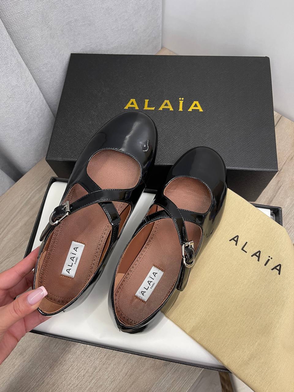 Дизайнерские балетки Alaia BP-49805 Дизайнерские балетки Alaia BP-49805