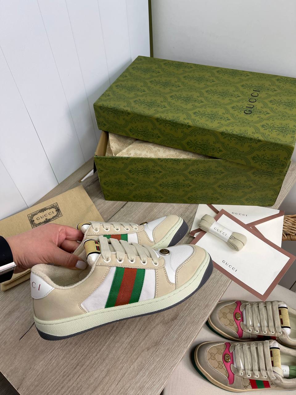 Женские люкс кеды Gucci BP-33260 Женские люкс кеды Gucci BP-33260