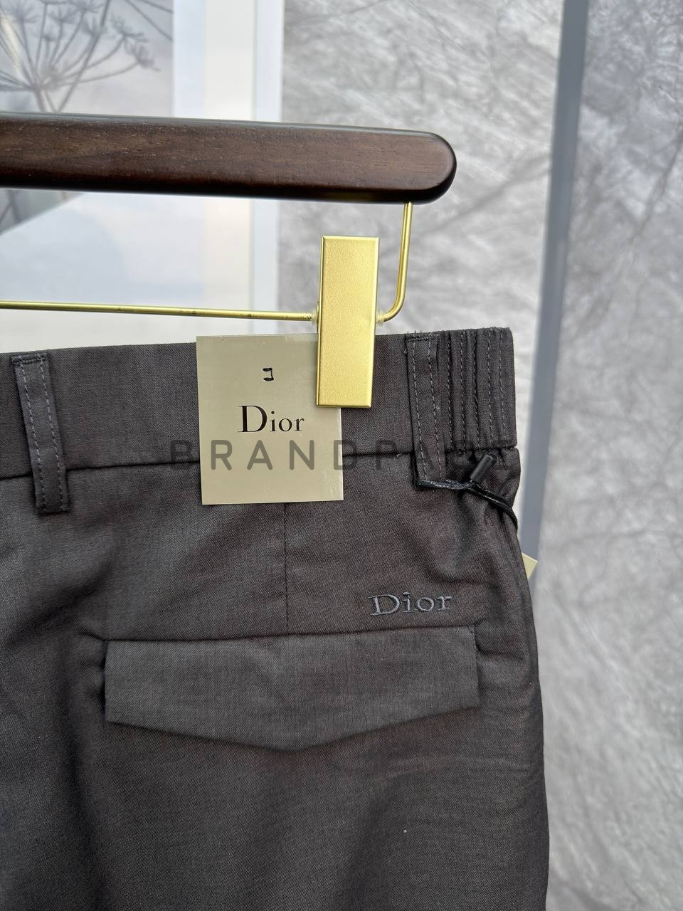 Хлопковые брюки Christian Dior BPLUX12998