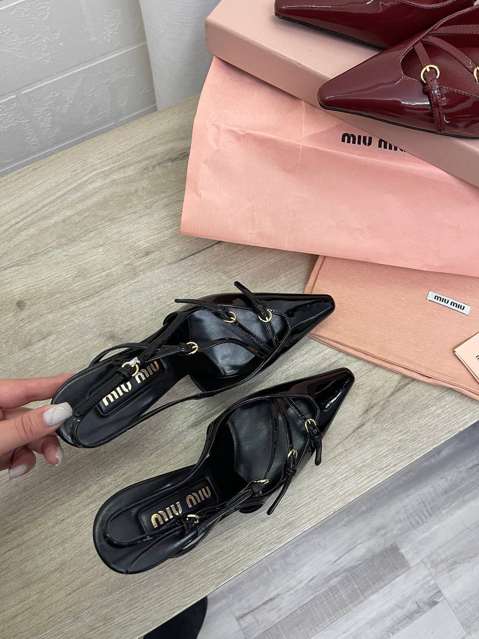 Коллекционные туфли Miu Miu BP-45165 Коллекционные туфли Miu Miu BP-45165