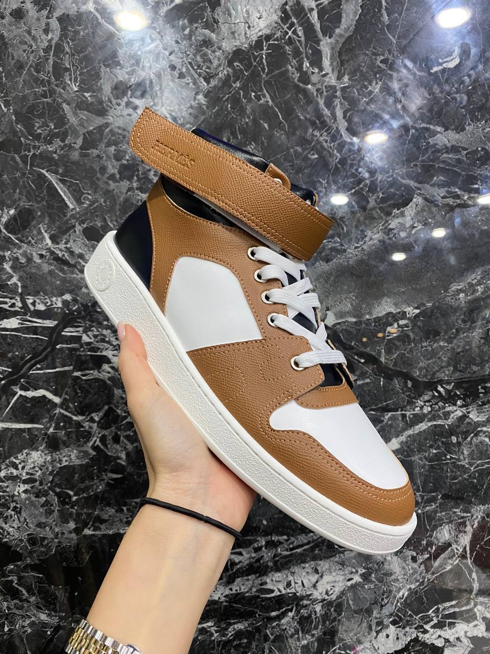 Мужские кеды Hermes BP-25734 Мужские кеды Hermes BP-25734