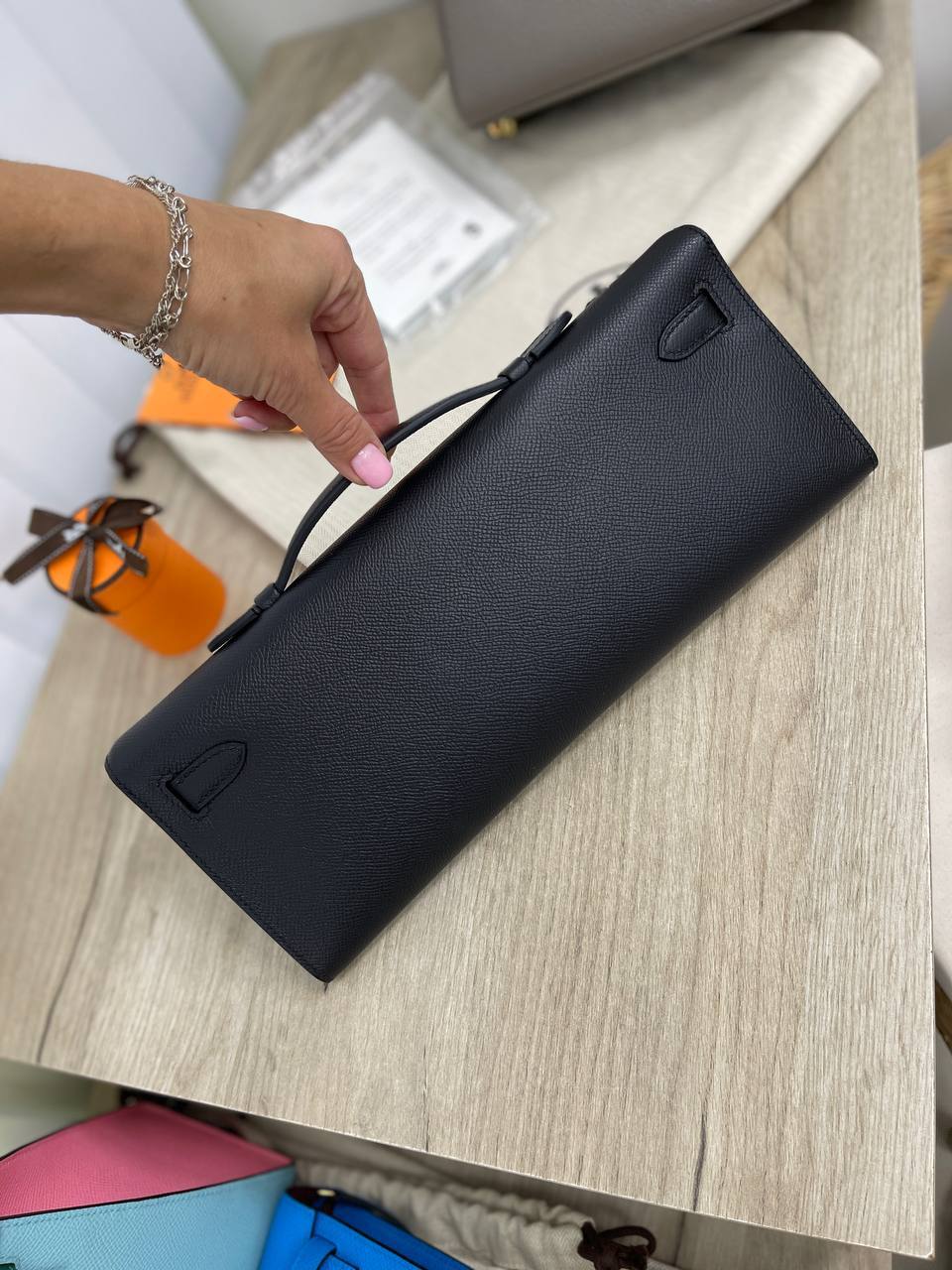 Трендовый клатч KELLY CUT Epsom женский Hermes BP-21940 Трендовый клатч KELLY CUT Epsom женский Hermes BP-21940