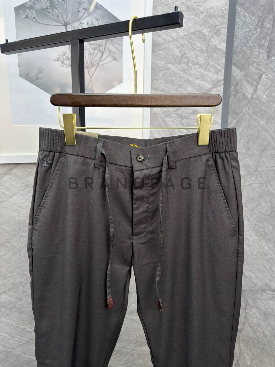 Хлопковые брюки Christian Dior BPLUX12998