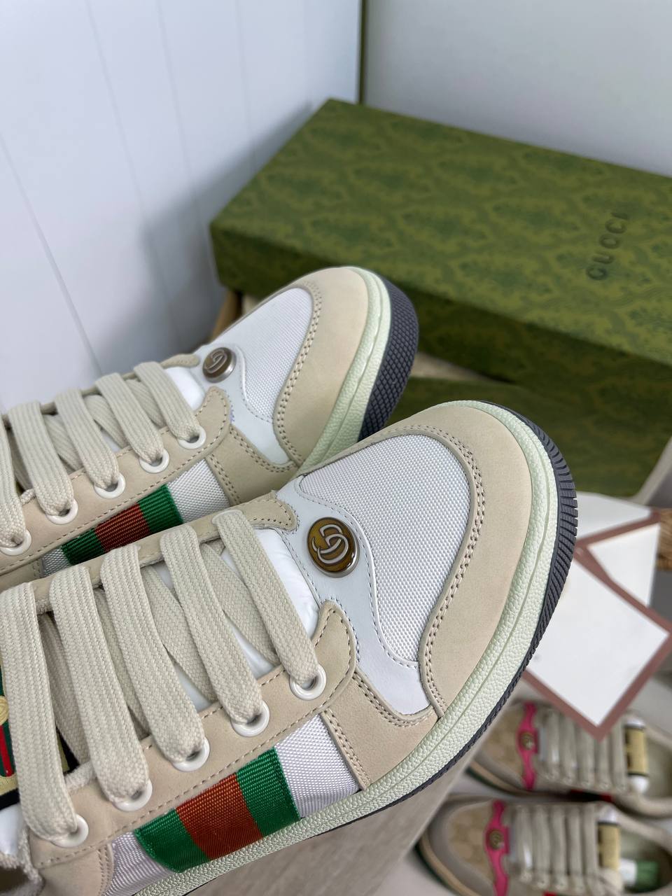 Женские люкс кеды Gucci BP-33260 Женские люкс кеды Gucci BP-33260