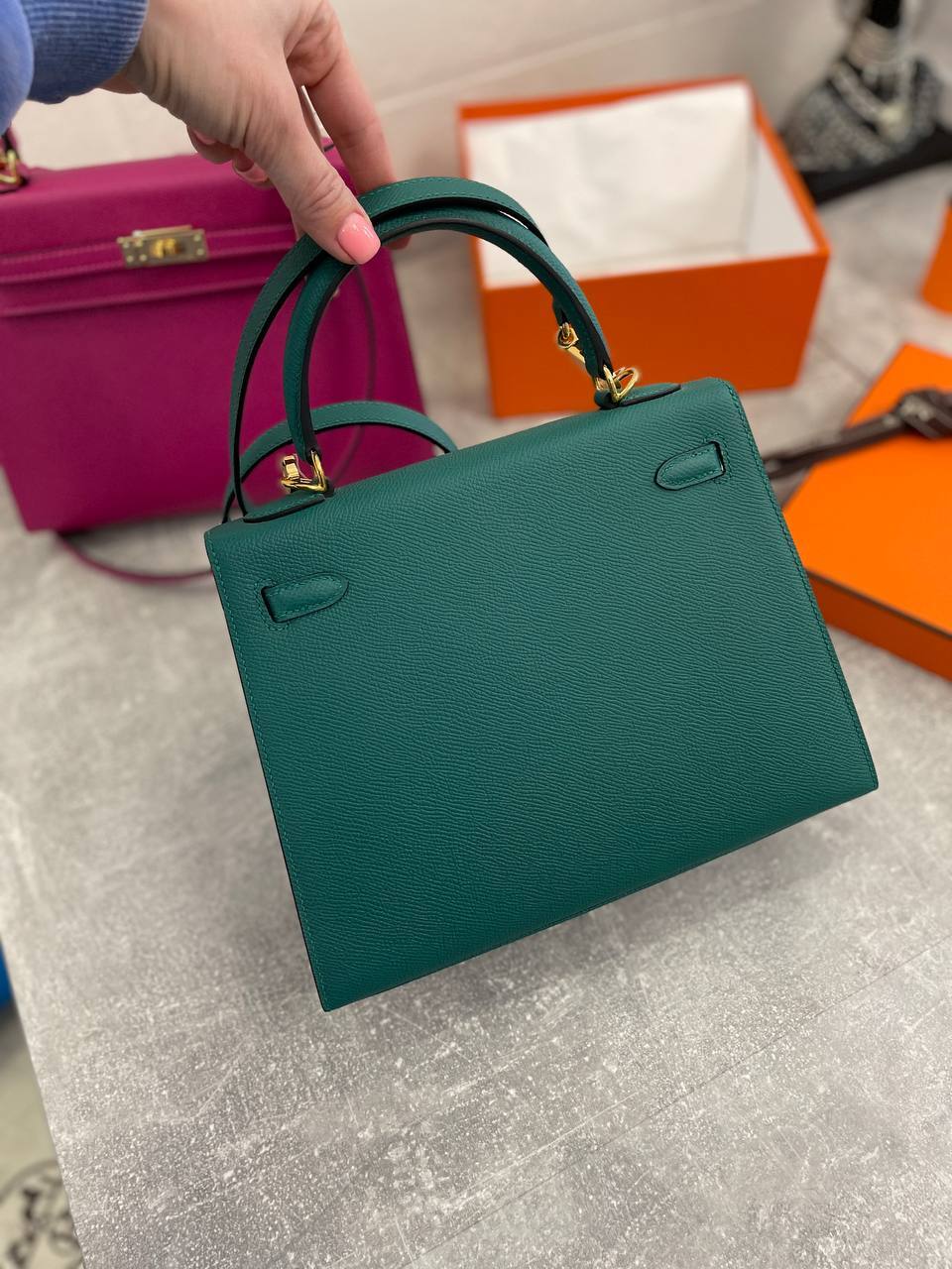 Женская сумка элитная Kelly 25 cm Epsom Hermes BP-48280 Женская сумка элитная Kelly 25 cm Epsom Hermes BP-48280