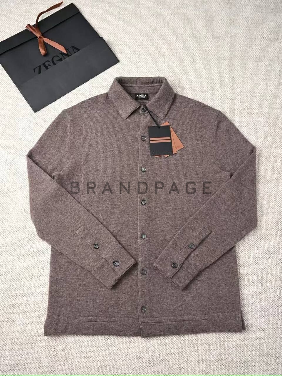 Рубашка кашемировая Zegna BPLUX5423 Рубашка кашемировая Zegna BPLUX5423