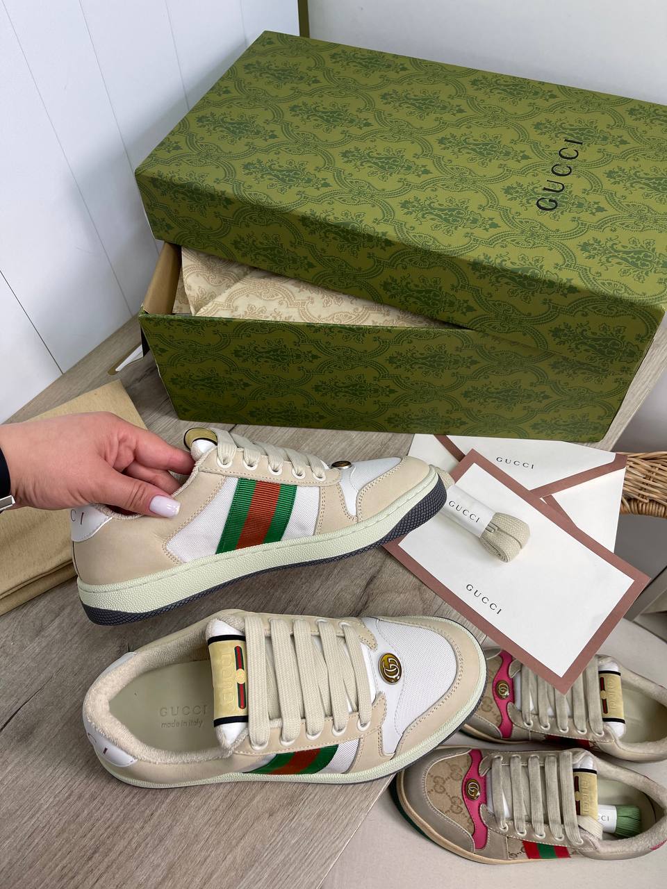 Женские люкс кеды Gucci BP-33260 Женские люкс кеды Gucci BP-33260