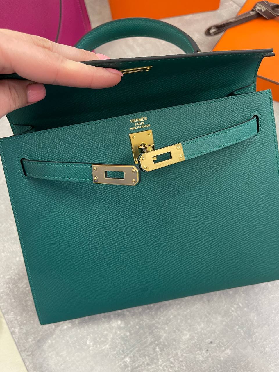 Женская сумка элитная Kelly 25 cm Epsom Hermes BP-48280 Женская сумка элитная Kelly 25 cm Epsom Hermes BP-48280