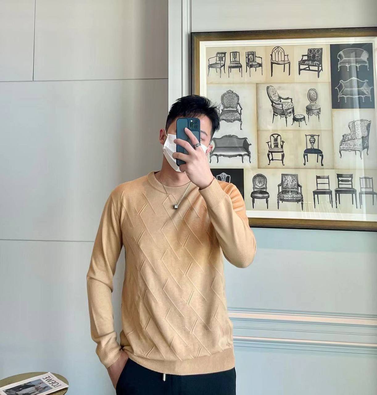 Hermes свитер стильный BP-41032 Hermes свитер стильный BP-41032