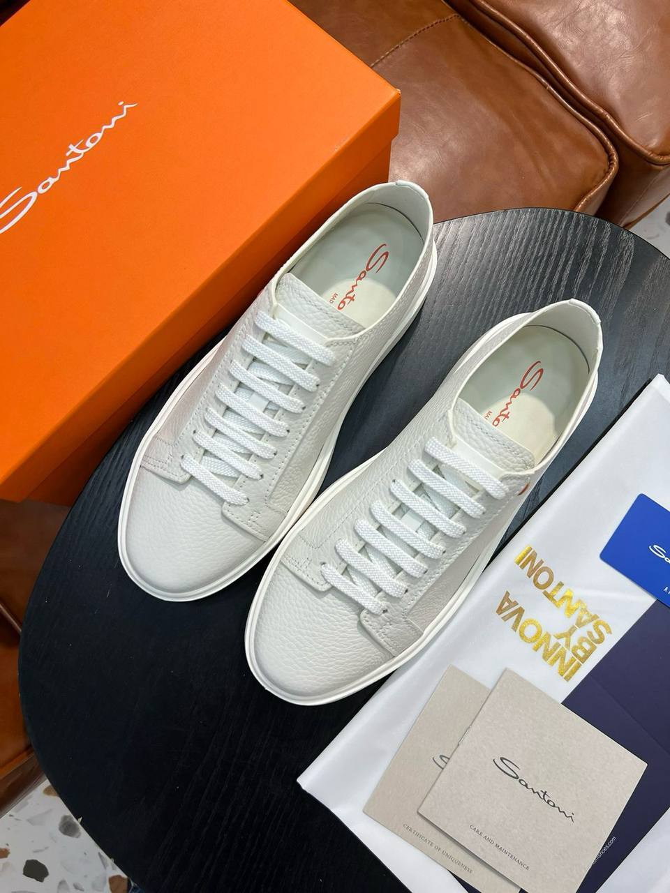 Кеды стильные Santoni BP-46753 Кеды стильные Santoni BP-46753