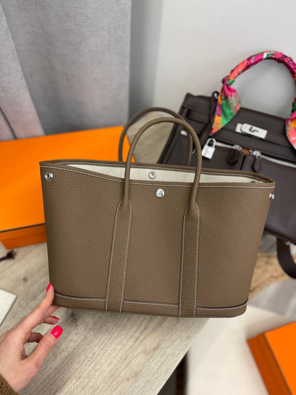 Коллекционная сумка Garden Party женская Hermes BP-47721 Коллекционная сумка Garden Party женская Hermes BP-47721