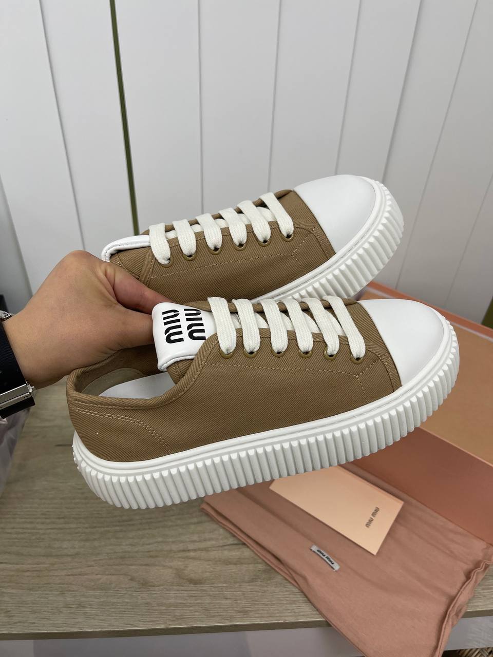 Miu Miu повседневные кеды BP-35405 Miu Miu повседневные кеды BP-35405