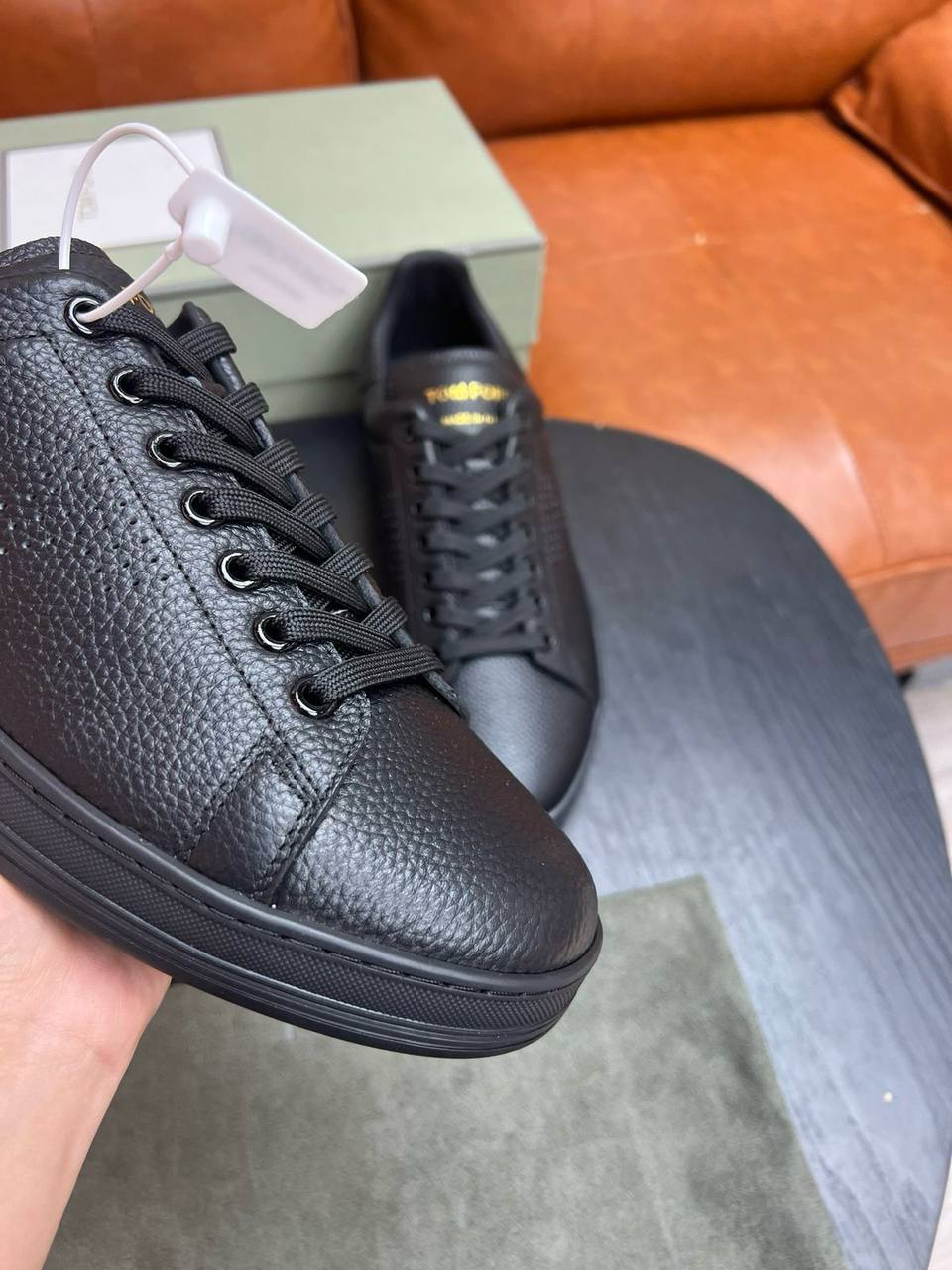 Мужские кеды Tom Ford стильные BP-46837 Мужские кеды Tom Ford стильные BP-46837