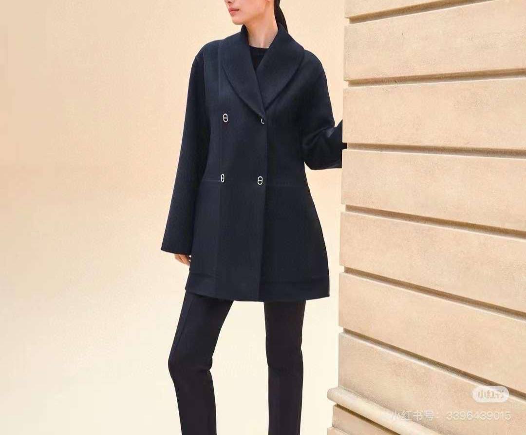 Дизайнерское пальто Hermes BP-53418 Дизайнерское пальто Hermes BP-53418