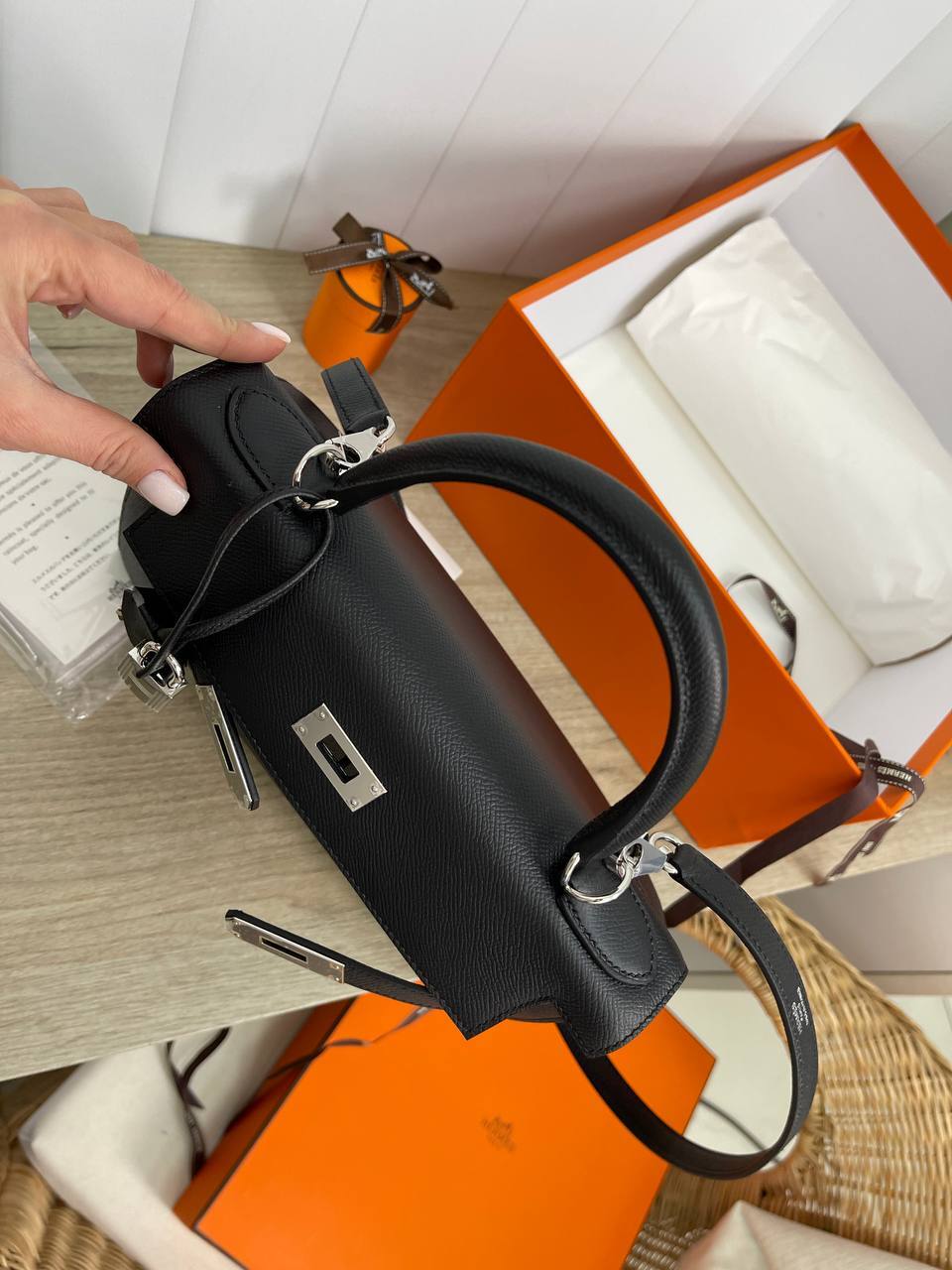 Элитная женская сумка Kelly 28 Epsom Hermes BP-24889 Элитная женская сумка Kelly 28 Epsom Hermes BP-24889