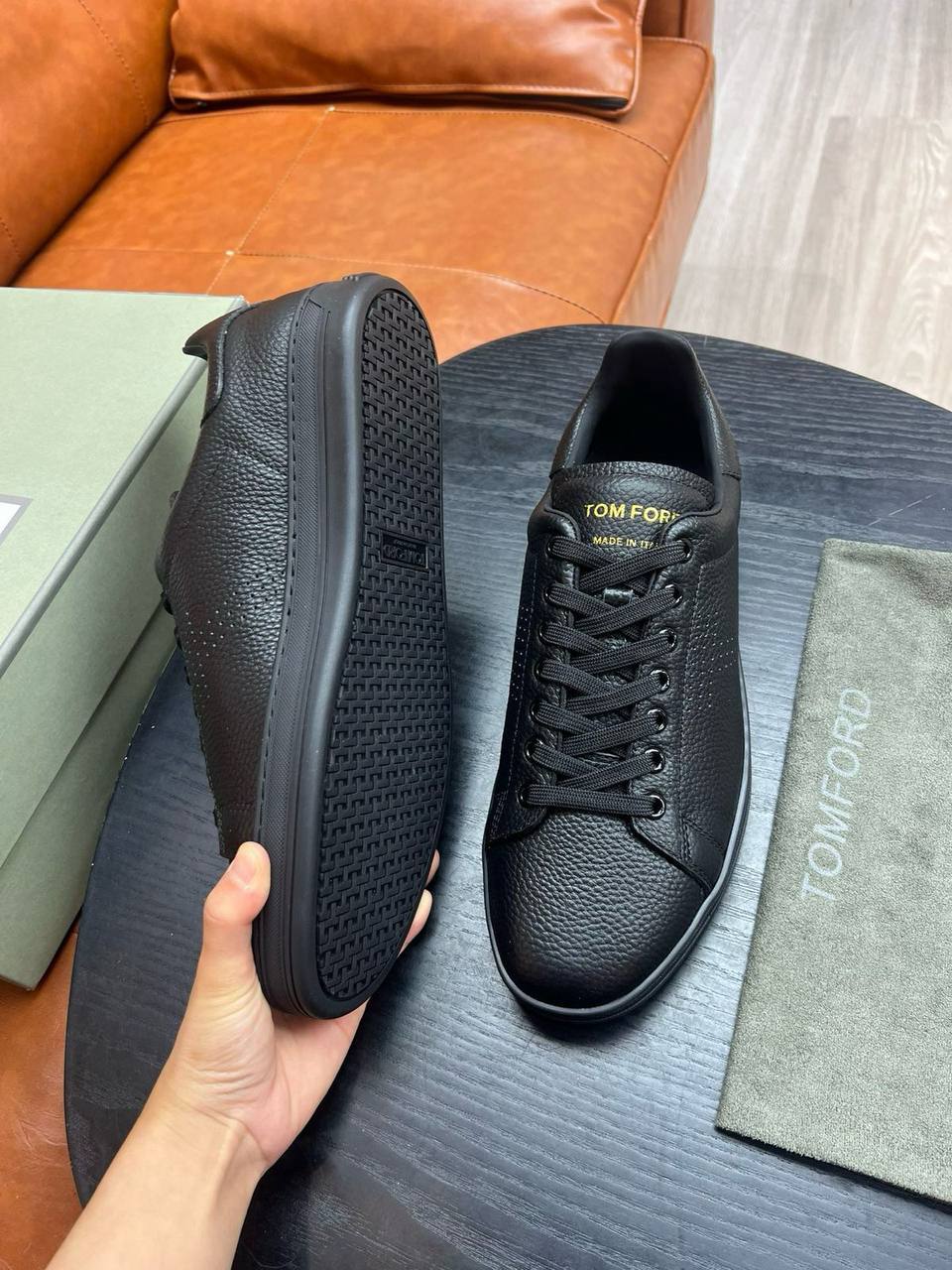 Мужские кеды Tom Ford стильные BP-46837 Мужские кеды Tom Ford стильные BP-46837