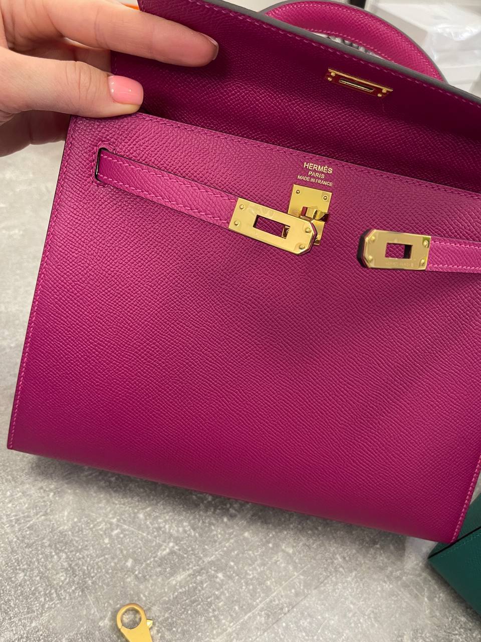 Kelly 25 cm Epsom премиум женская сумка Hermes BP-48279 Kelly 25 cm Epsom премиум женская сумка Hermes BP-48279