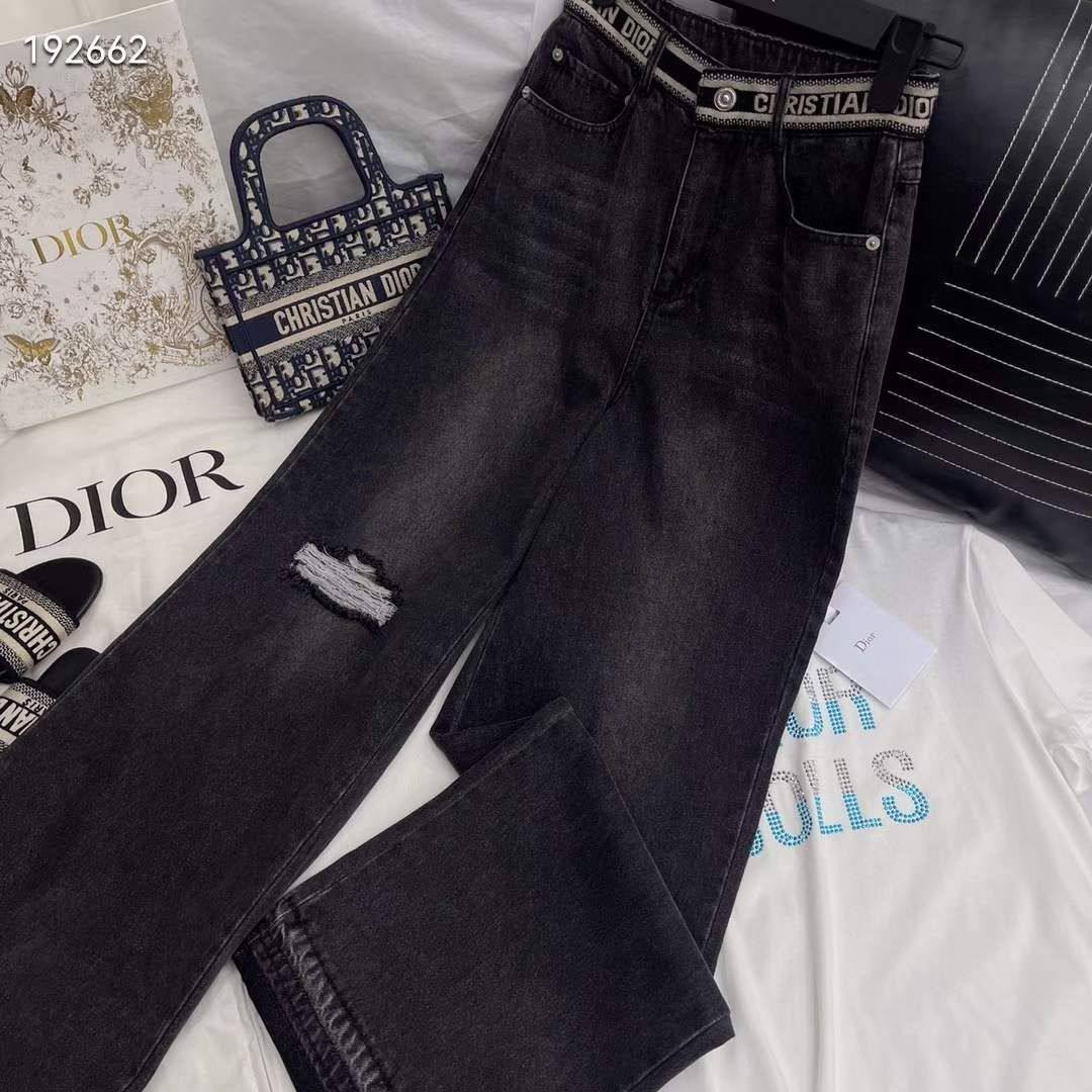 Трендовые джинсы Christian Dior BP-35149 Трендовые джинсы Christian Dior BP-35149