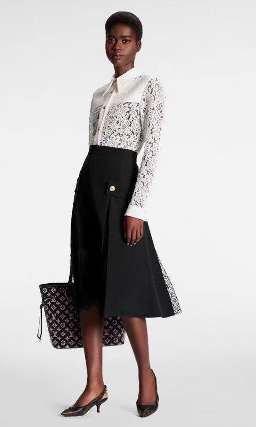 Коллекционная юбка Louis Vuitton BP-18514 Коллекционная юбка Louis Vuitton BP-18514