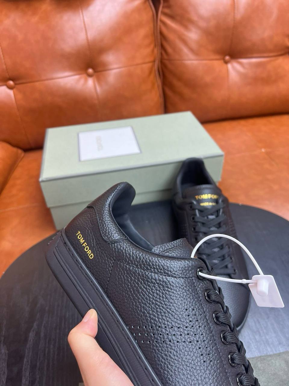 Мужские кеды Tom Ford стильные BP-46837 Мужские кеды Tom Ford стильные BP-46837