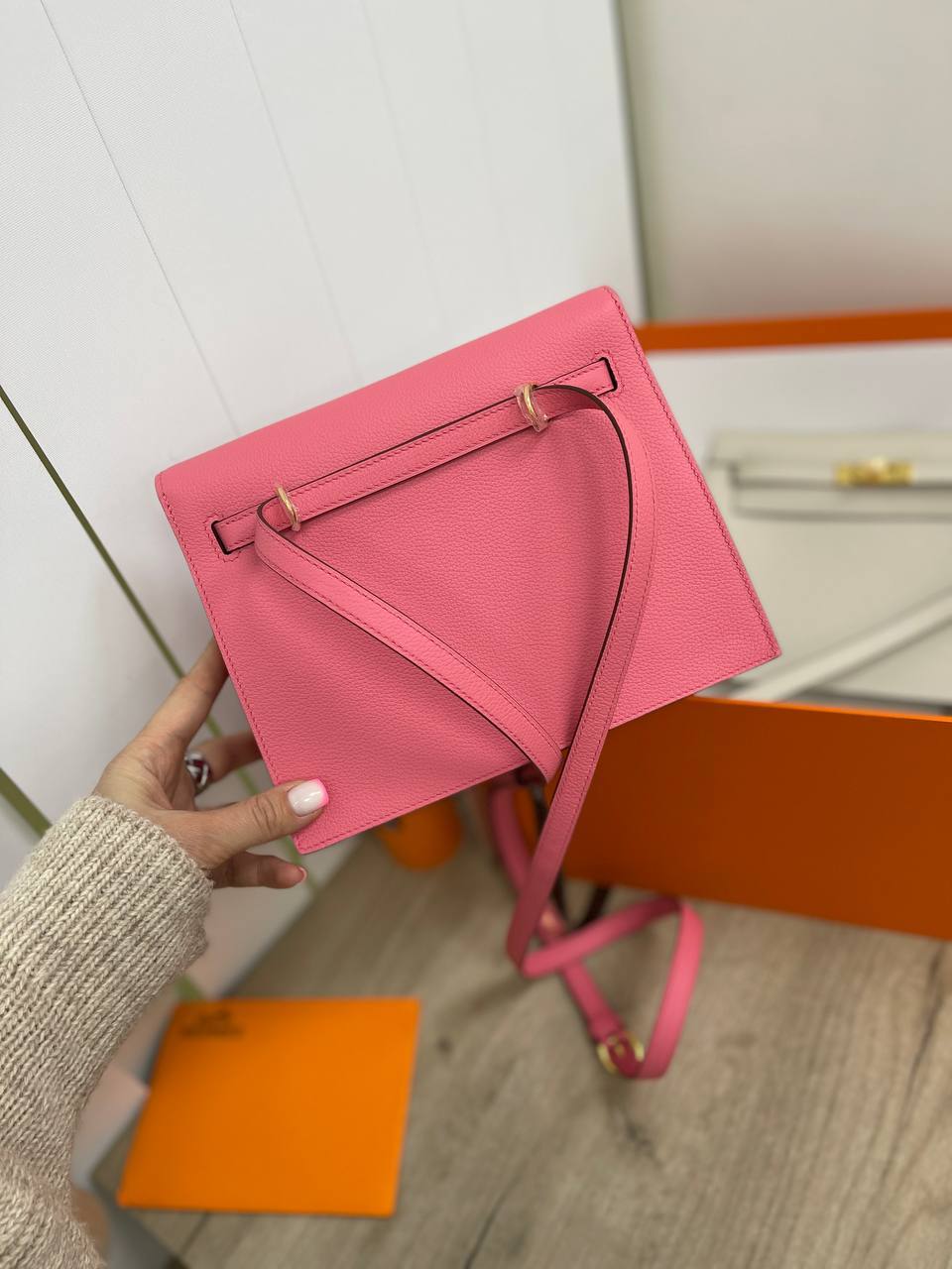 Элитная женская сумка Kelly dance коллекционная Evercolor Hermes BP-26875 Элитная женская сумка Kelly dance коллекционная Evercolor Hermes BP-26875