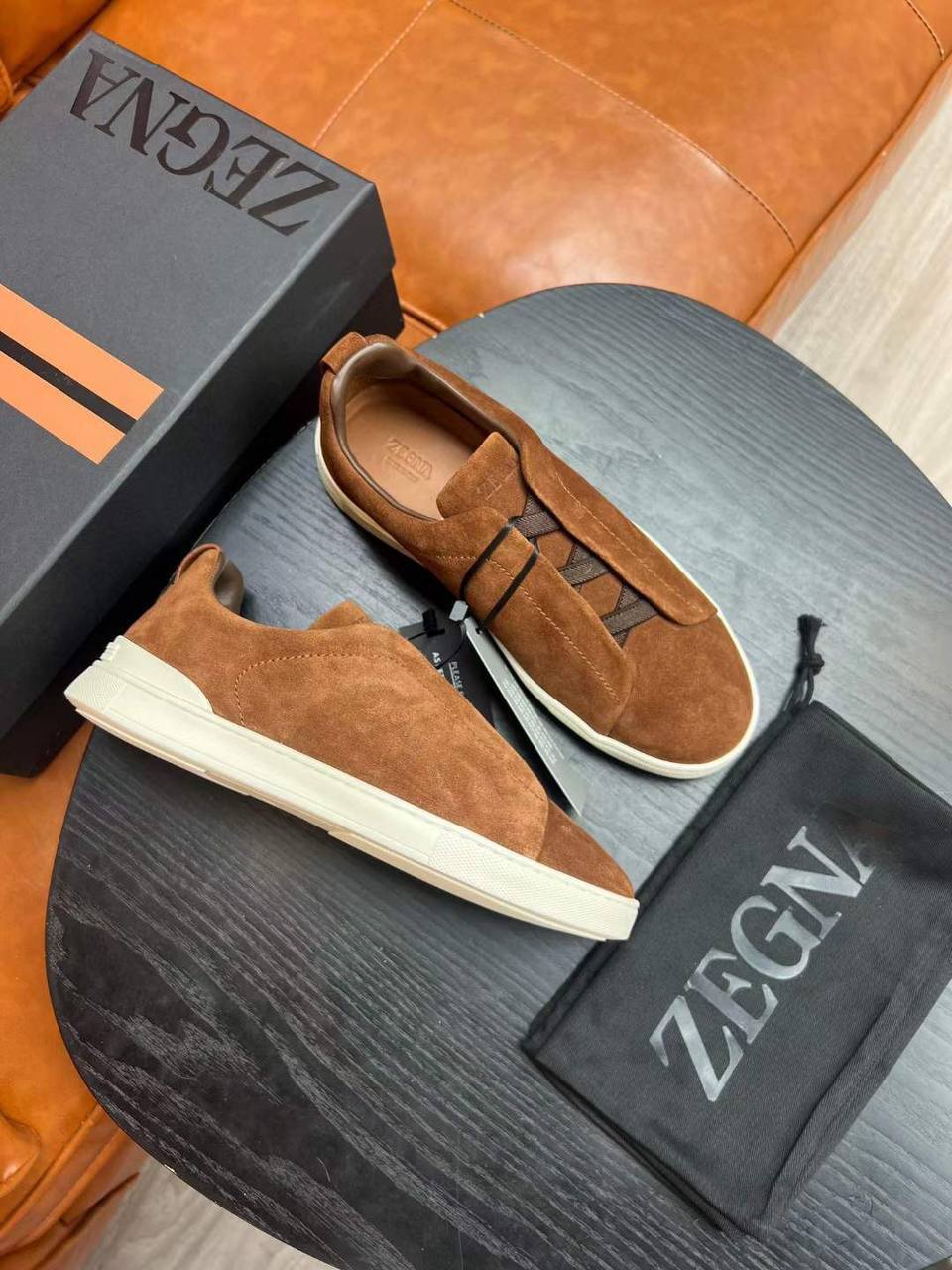 ZEGNA повседневные кеды мужские BP-46788 ZEGNA повседневные кеды мужские BP-46788