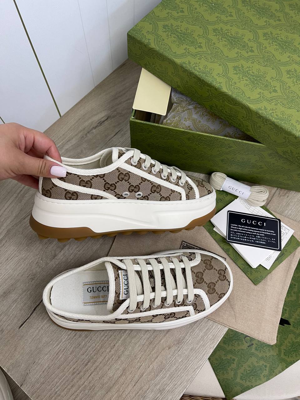 Женские кеды трендовые Gucci BP-34766 Женские кеды трендовые Gucci BP-34766