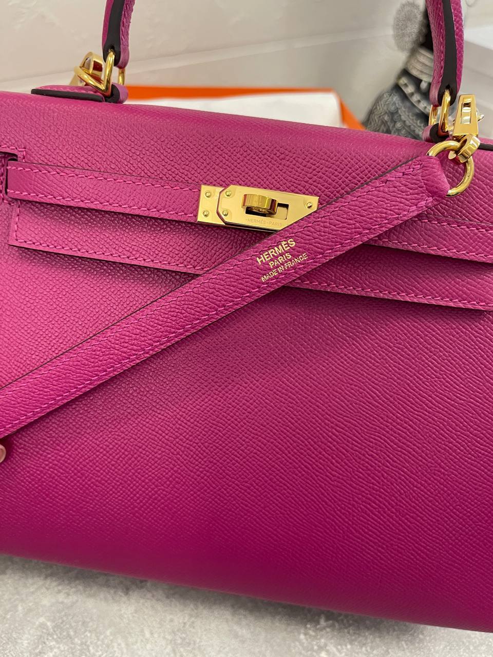 Kelly 25 cm Epsom премиум женская сумка Hermes BP-48279 Kelly 25 cm Epsom премиум женская сумка Hermes BP-48279