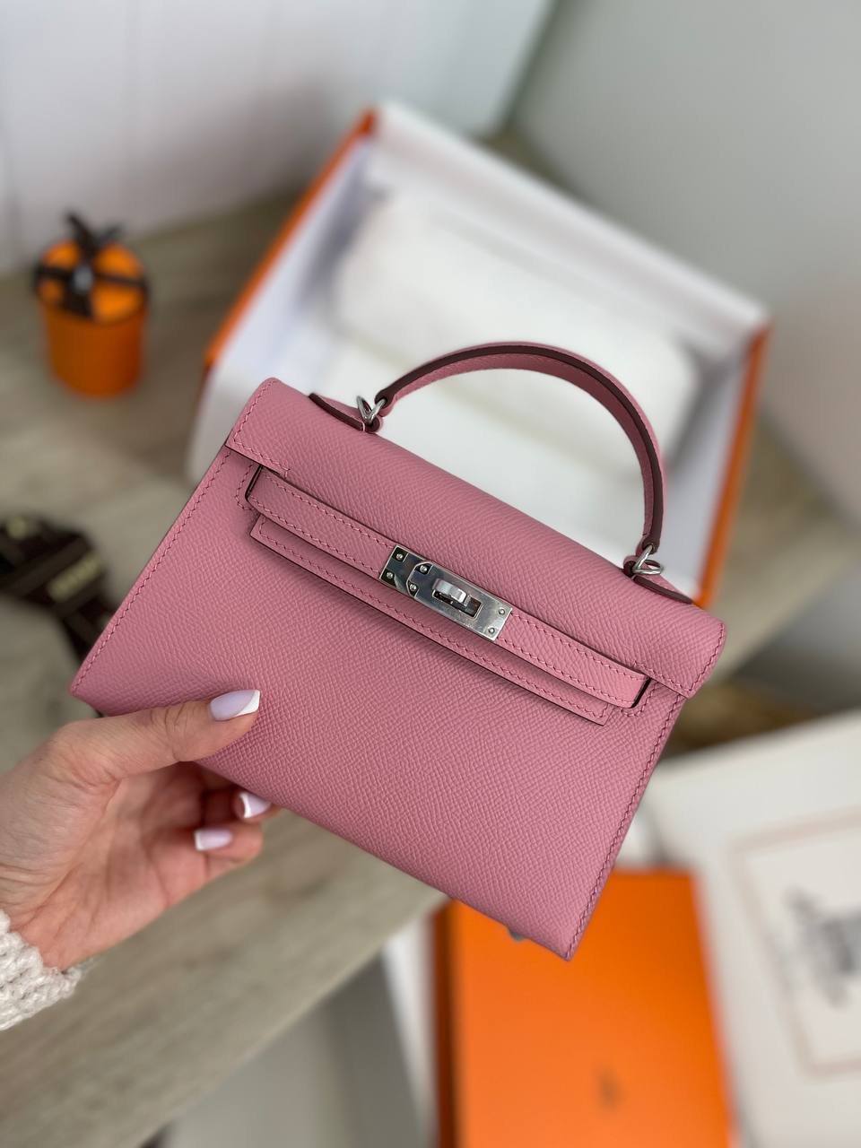 Kelly mini коллекционная сумка Epsom Hermes BP-28986 Kelly mini коллекционная сумка Epsom Hermes BP-28986