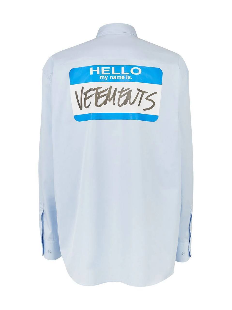 Рубашка лавандовая Vetements BP-592972 Рубашка лавандовая Vetements BP-592972