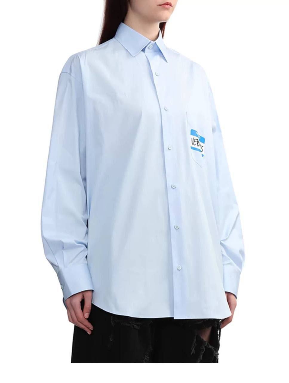 Рубашка лавандовая Vetements BP-592972 Рубашка лавандовая Vetements BP-592972