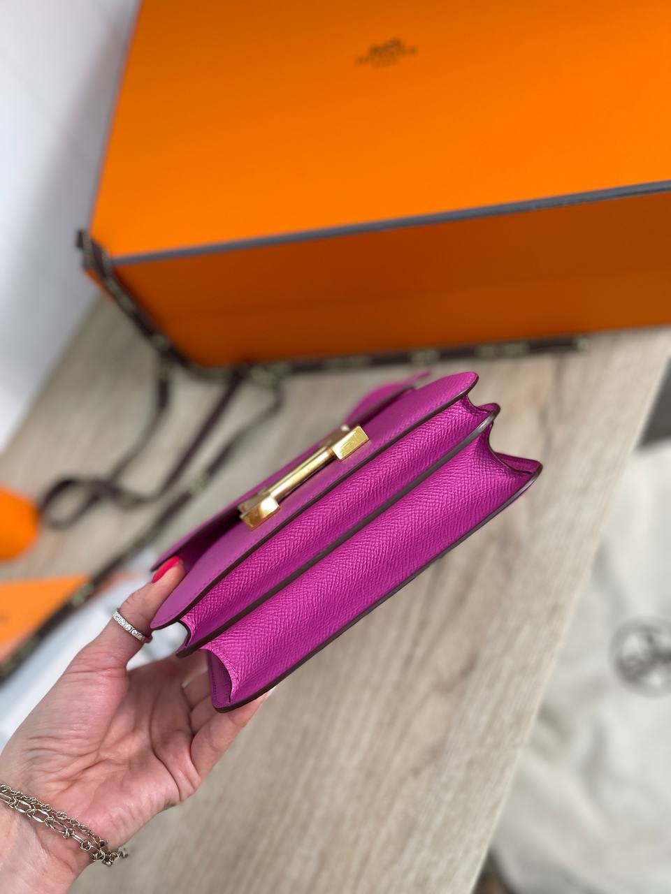 Constance элитная сумка 18 cm женская Hermes BP-30383 Constance элитная сумка 18 cm женская Hermes BP-30383