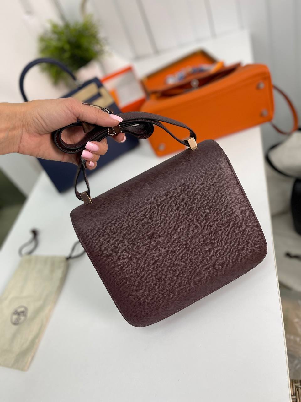 Женская сумка коллекционная Conctance Epsom 23 см Hermes BP-22644 Женская сумка коллекционная Conctance Epsom 23 см Hermes BP-22644