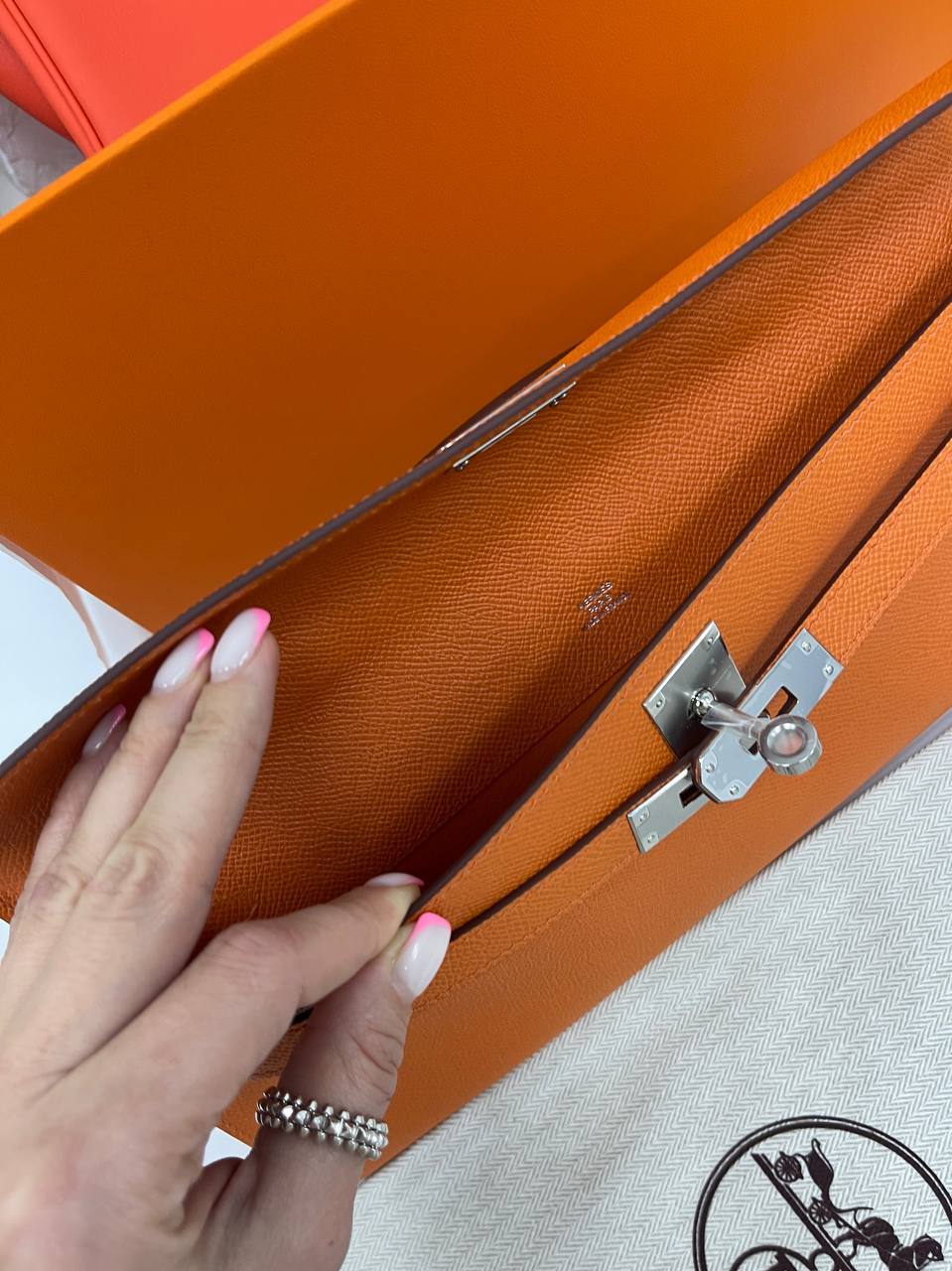 Клатч женский коллекционный KELLY CUT Epsom Hermes BP-27651 Клатч женский коллекционный KELLY CUT Epsom Hermes BP-27651