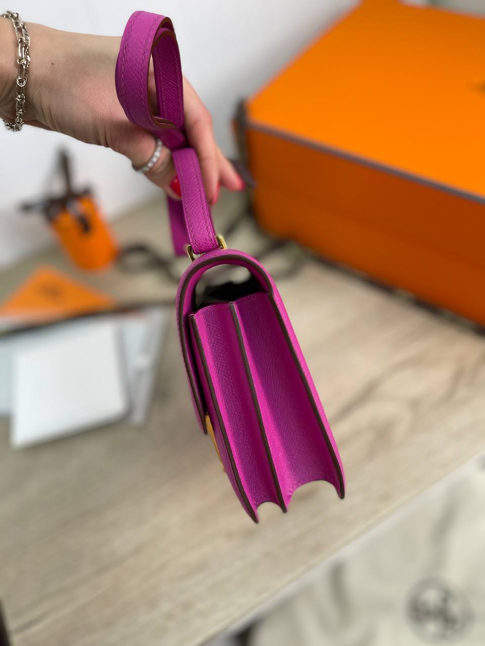 Constance элитная сумка 18 cm женская Hermes BP-30383 Constance элитная сумка 18 cm женская Hermes BP-30383