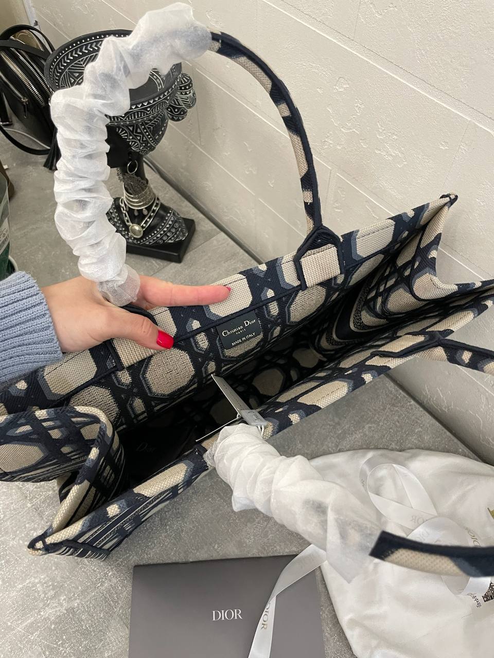 Женская сумка 42 см премиум Christian Dior BP-47763 Женская сумка 42 см премиум Christian Dior BP-47763