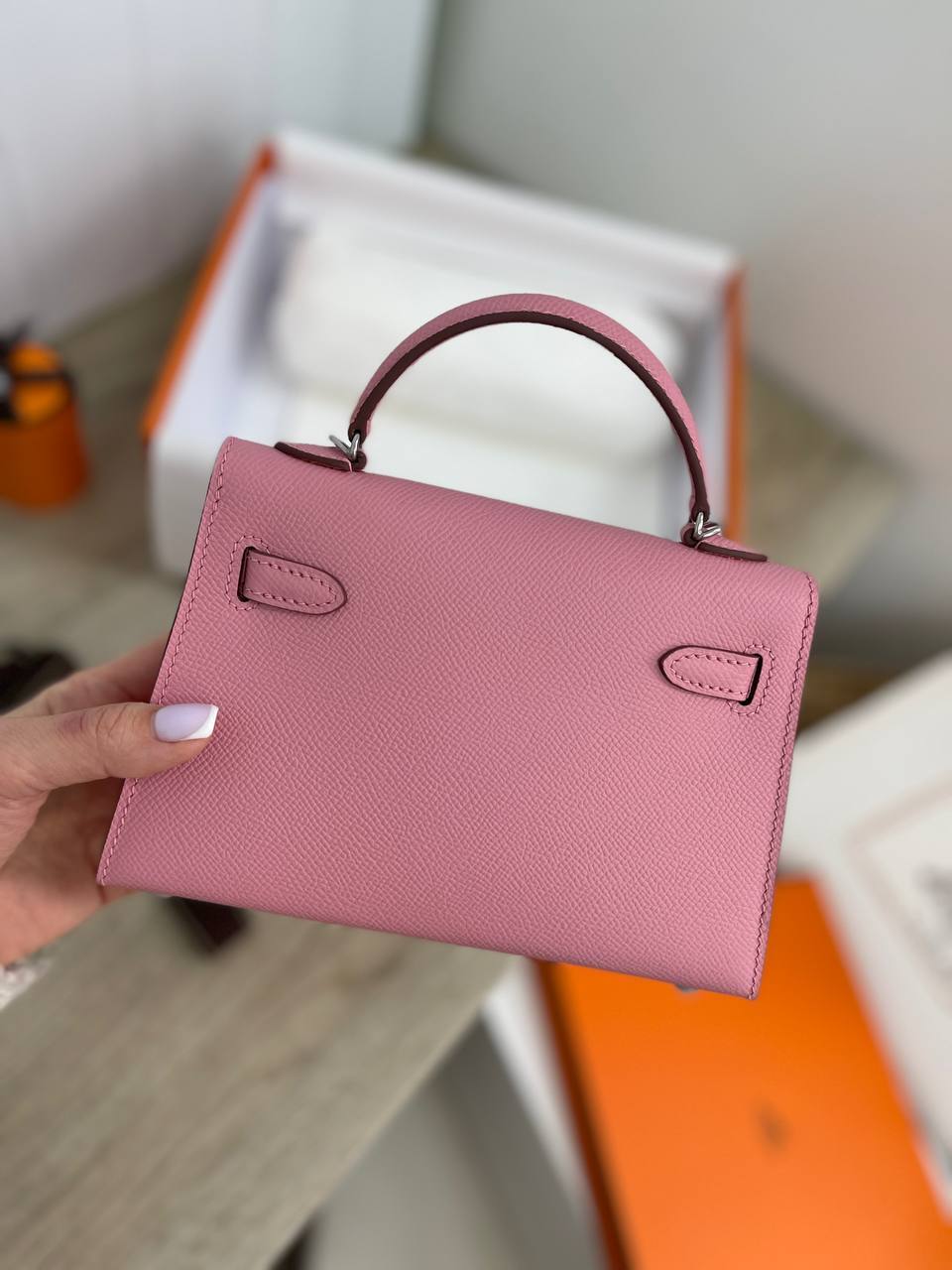 Kelly mini коллекционная сумка Epsom Hermes BP-28986 Kelly mini коллекционная сумка Epsom Hermes BP-28986