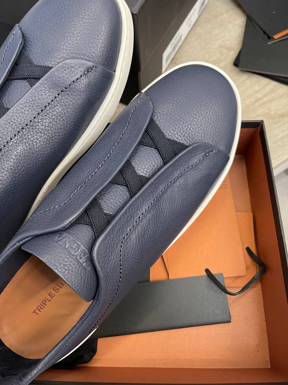 ZEGNA мужские кеды стильные BP-46783 ZEGNA мужские кеды стильные BP-46783