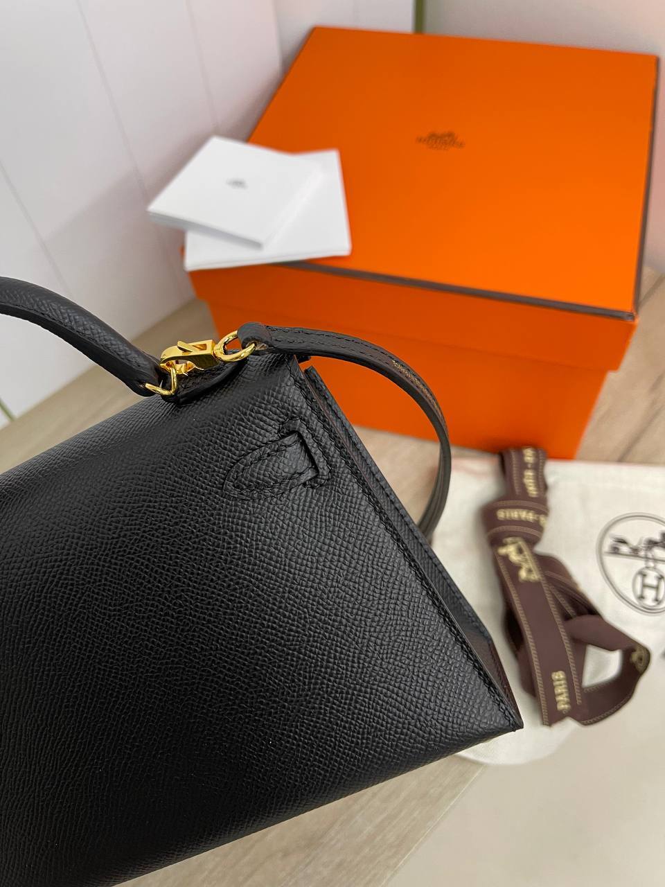 Премиум женская сумка Kelly mini, Epsom Hermes BP-32960 Премиум женская сумка Kelly mini, Epsom Hermes BP-32960