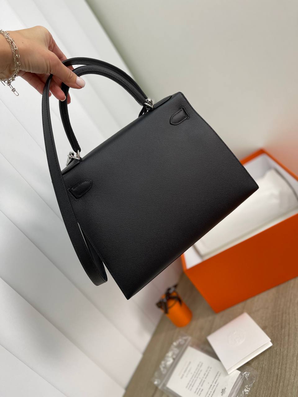 Элитная женская сумка Kelly 28 Epsom Hermes BP-24889 Элитная женская сумка Kelly 28 Epsom Hermes BP-24889